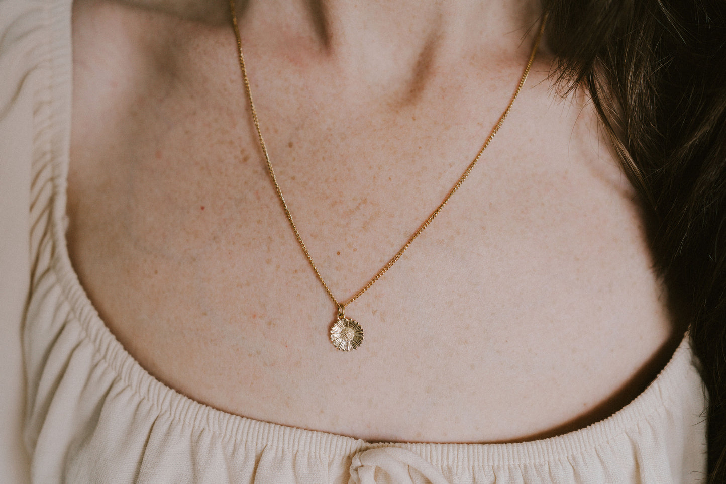 Sunflower Necklace